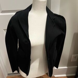 Ralph Lauren knit blazer. Medium petite. Black. Very well made knit